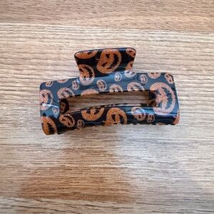 Jack o Lantern Halloween Claw Clip